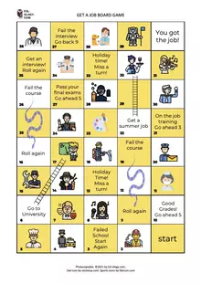  Get a Job Game printable