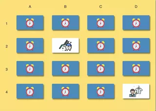 Daily Routine Dominoes Game With Images 